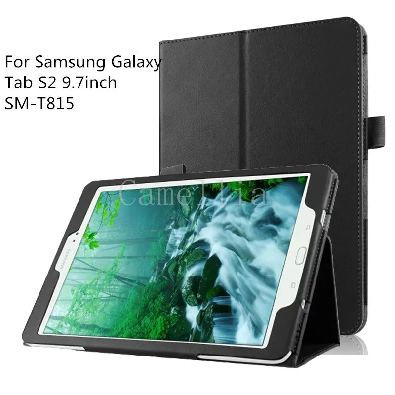 Для Samsung Galaxy Tab S2 9,7 дюйма, тонкий складываемый чехол кейс для Samsung Galaxy Tab S2 9,7 (SM-T815) Android 5,0 2015 версия
