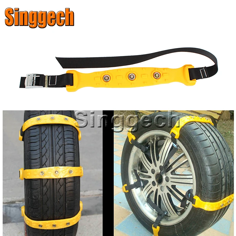 10X Car Wheel Snow Chains For Volkswagen VW Polo Passat B5 B6 CC Golf 4