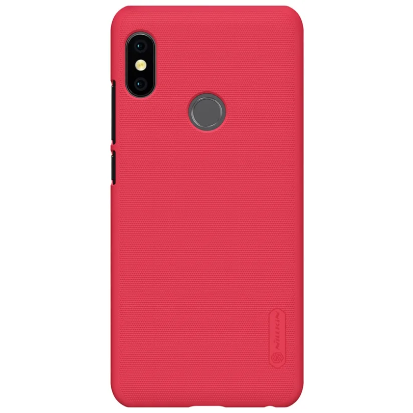 Для Xiaomi Redmi Note 5 Pro Чехол Note5(AI двойная камера) чехол Nillkin матовый защитный чехол Жесткий PC задняя крышка для Redmi Note5 Pro - Цвет: Red