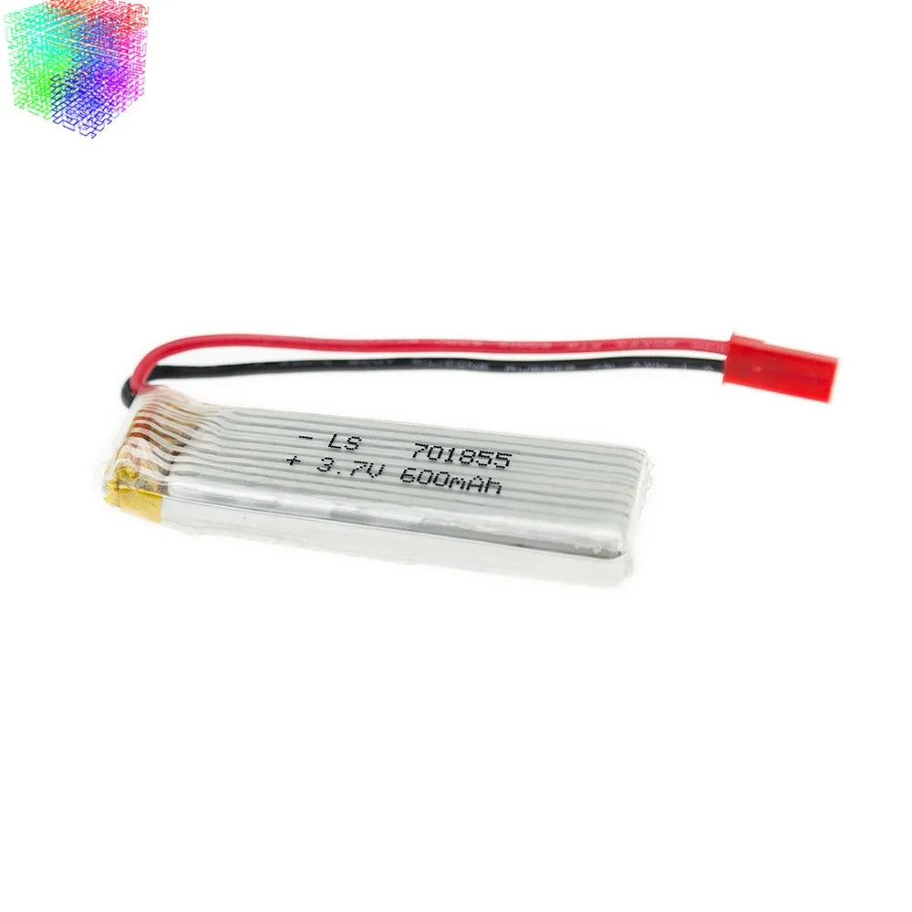 3,7 V 600mah 25C Lipo батарея JST разъем для UDI u817 u817a u817c u818a syma s032 rc Квадрокоптер самолет Дрон запасные части