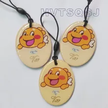 Высокое качество Мода, неправильная 100xrfid эпоксидная карта em4100/4102 чип внутри 125 кГц частоты