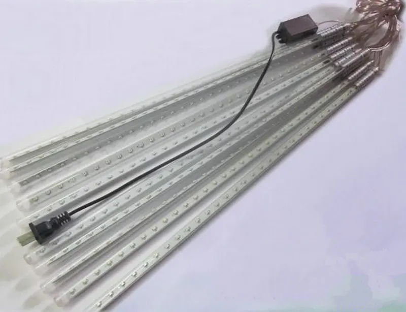 10 трубок 50 см 2835SMD 520 светодиодов метеоритный дождь светильник Вечеринка лампа