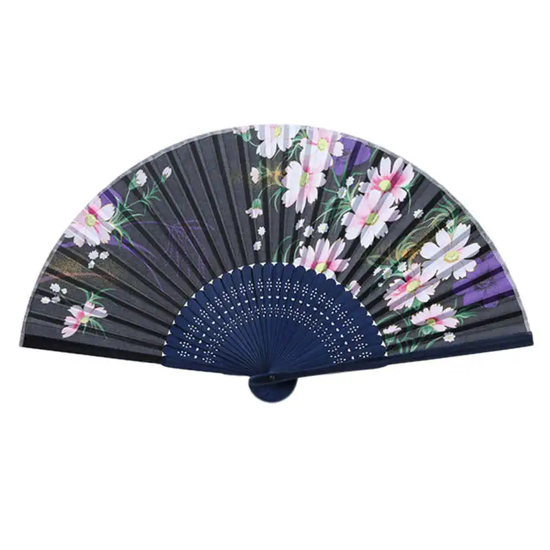 Китайский складной бамбуковый деревянный резной ручной вентилятор подходит для свадебной вечеринки Одноцветный вентилятор для вечерние ручной бамбуковый цветок персонализированный 19feb19