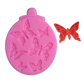 

1PC Butterfly shape silicone cake mold Fondant Cake Decorating Tool Kitchen Baking Tool Pastry Tool Baking Mold LB 486