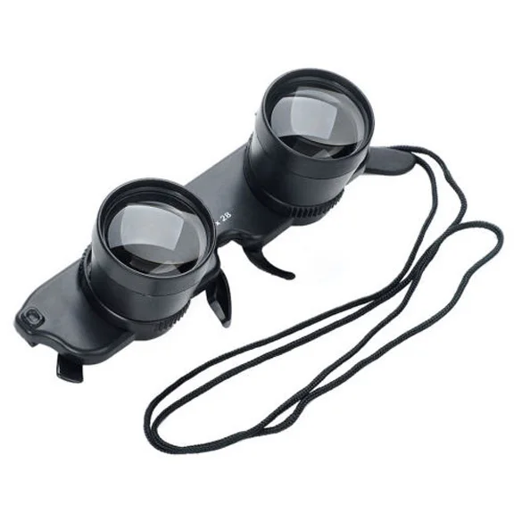 

1* Portable 3x28 Magnifier Glasses Style Outdoor Fishing Optics Binoculars Telescope Magnification Eyeglass High quality