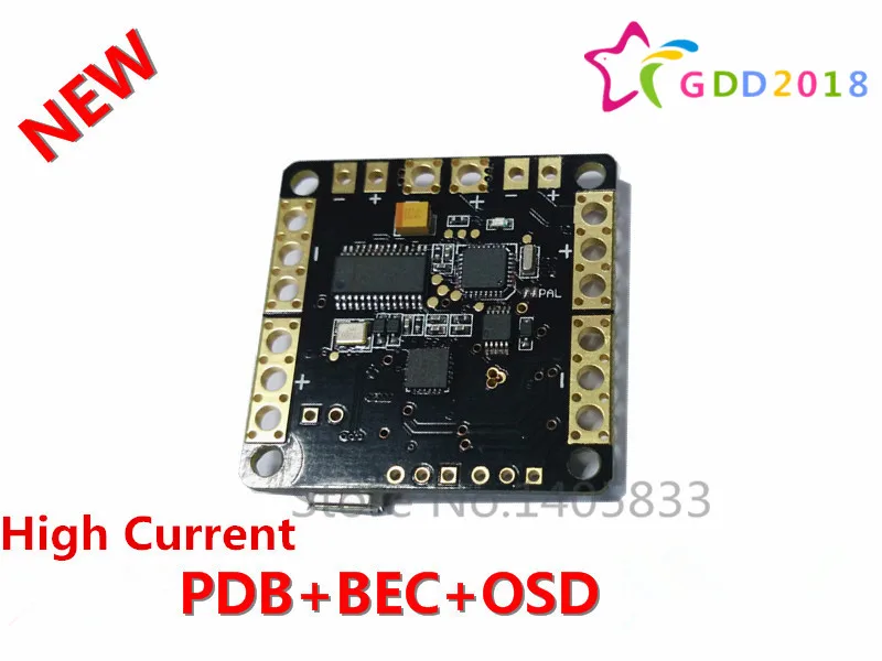 2016 Новый FPV Naze32 F3 CC3D PDB Встроенный OSD BEC двухсторонний упрощенный разъем