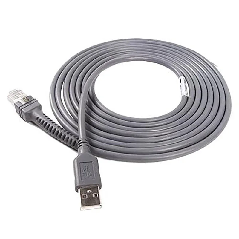 

Compatible New LS2208 3m USB to rj45 Scanner Usb Cable For Symbol Motorola LS1203 LS2208 LS4208 LS3008 Barcode Scanner 5pcs/1lot