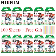 20-100 hojas Fujifilm Instax Mini película blanca papel fotográfico instantáneo para Instax Mini 8 9 7 s 9 70 25 50 S 90 Cámara SP-1 2 Cámara