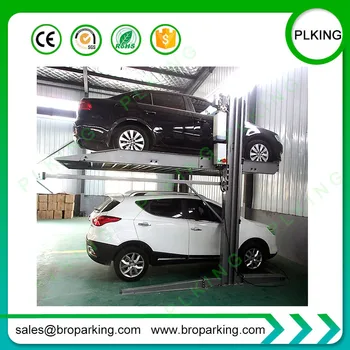 

Two post smart parking elevator car lift for car parking management