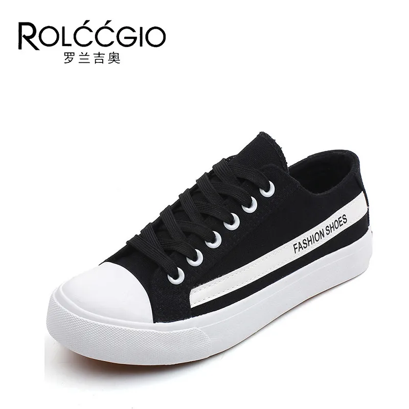 

Summer Sneakers Vulcanize Shoes Women Sneakers Canvas Shoes Woman Rubber Sole Female Single Shoe