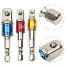 3pcs 1/4″ 3/8″ 1/2″ Extension Drill Bits Bar Set HSS Socket Adapter Set Hex Shank Power Tools FGHGF