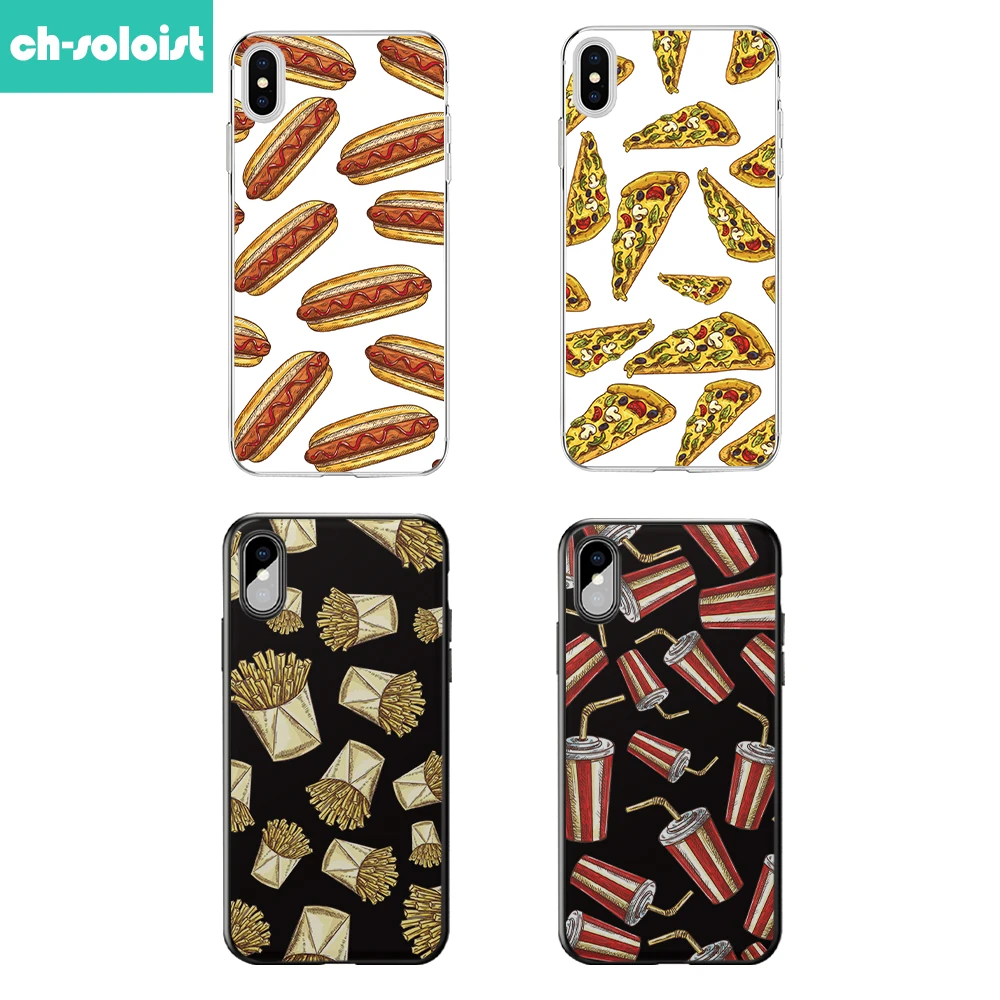 

Rich food TPU Silicone Case For iPhone XS MAX XR 5 6 7 6S Plus Protect Rubber Phone Case For iPhone 8 7 Plus