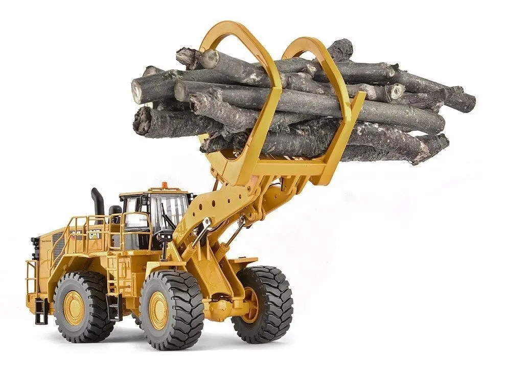 CAT 988K MA Wheel Loader with MILLYARD ATTACHMENT 1/50 Scale by Tonkin Construction vehicles