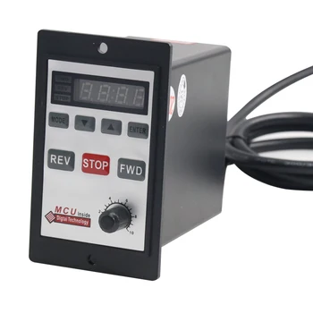 

6W-200W motor digital display governor switch AC single-phase US-52 high-power motor controller 220V(Single row 6 pin interface)