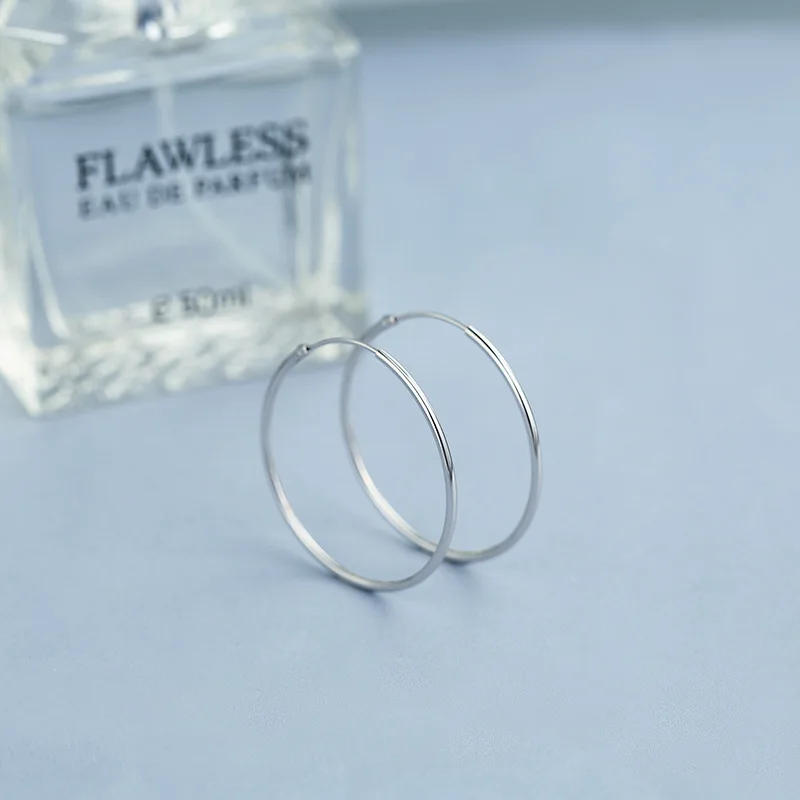 Женские серьги кольца из серебра 925 пробы с подвеской|hoop earrings|earrings 925earrings for |