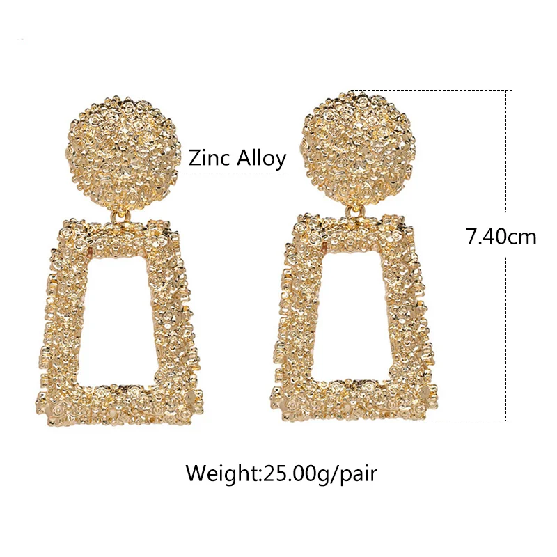 Sehuoran Oorbellen Bohemian Pendientes Zinc Alloy Big Drop Earrings For Women Statement Earrings Fashion Jewelry Wholesale Gifts  (2)