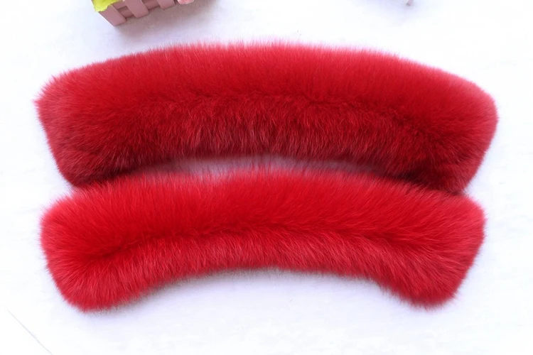 natural fox fur collar scarf (16)