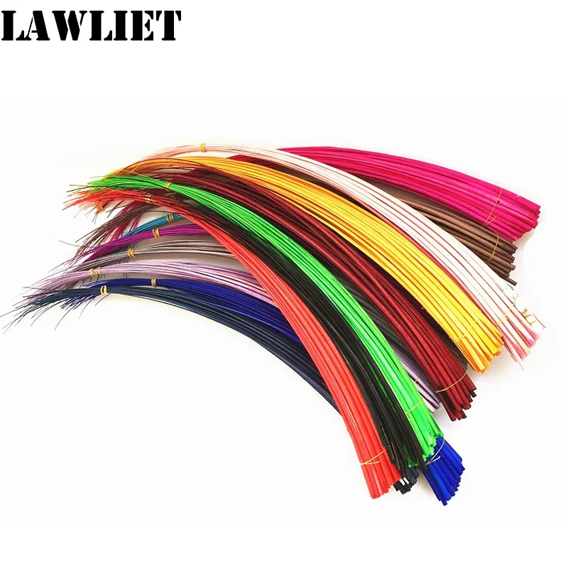 

6pcs/lot ostrich quills spines Millinery Hat trimmings Supplies 15 colors to choose B048