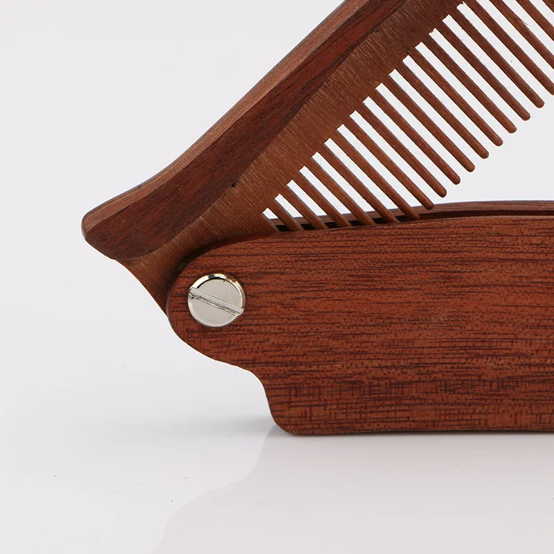 HAWARD RAZOR Men's Folding Beard Comb Sandalwood Beard Grooming & Trimming HAWARD RAZOR Men's Folding Beard Comb Sandalwood Beard Grooming & Trimming