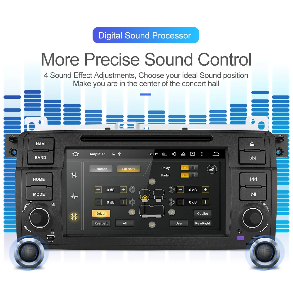  Isudar 1 Din Auto Multimedia player Android 9 GPS Autoradio Stereo System Für BMW/E46/M3/Rover/ 3 s