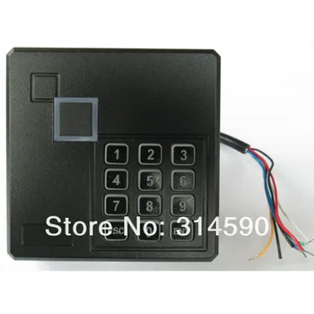 

Door Black ID Wiegand 26 RFID Card Reader / Rfid Proximity Card Reader With Keypad