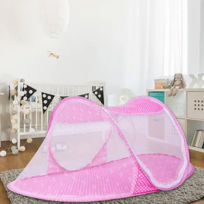 Foldable Baby Mosquito Net Tent Netting Portable for Crib Cot Bedroom Outdoor M09