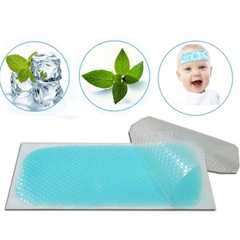 

8pcs/2boxes Healthy Pain Relief Physical Cool Patch Baby and Adults Fever Reducing Cool Gel Patch