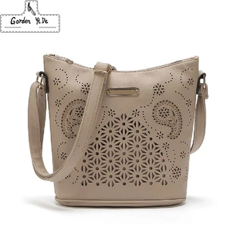 

Bag For Women Hollow Out Women Bucket Bags Vintage Shoulder Bag Crossbody High Capacity Women Messenger Bags Ladies Handbags