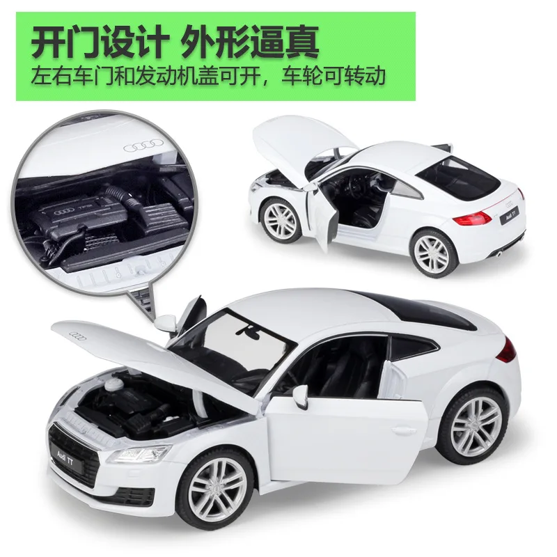 Модель автомобиля WELLY 1:24 Audi 2014 TT Coupe из сплава|Наземный транспорт| |