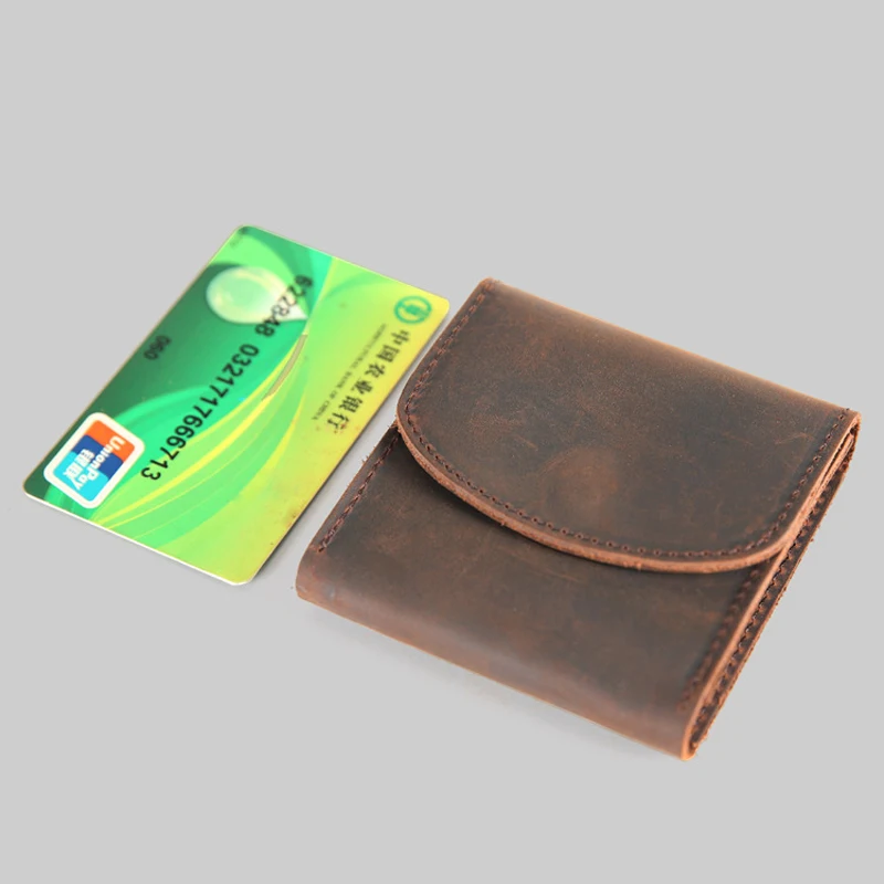 Genuine Leather Unisex Coin Wallet Simple Fashion Porte Monnaie Femme Hasp Porte Monnaie Porte Monnaie Homme Coin Purse Small