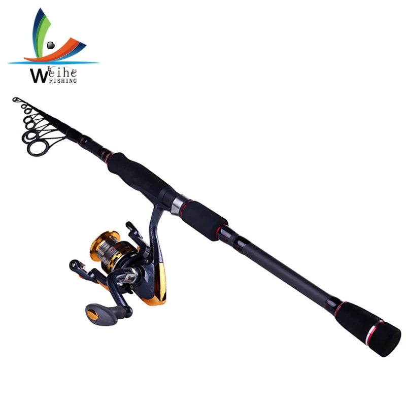 

Not Include Reel Carbon Fiber Telescopic Fishing Rod 1.8M/2.1M/2.4M/2.7M 3.0M/3.6M Spinning Rod Saltwater Fishing Travel Rod