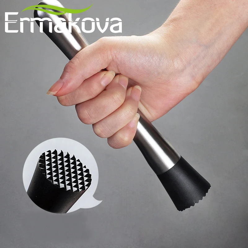 ERMAKOVA 8 дюймов для коктейлей Нержавеющая сталь пити фруктового Мохито фрукты