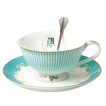 Британский стиль классический набор кофейных чашек роскошный подарок керамические чайные чашки и кружки