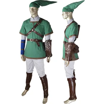 

Unisex The Legend of Zelda Link Outfit Cosplay Twilight Dawn Halloween Costume Christmas Xmas Gift