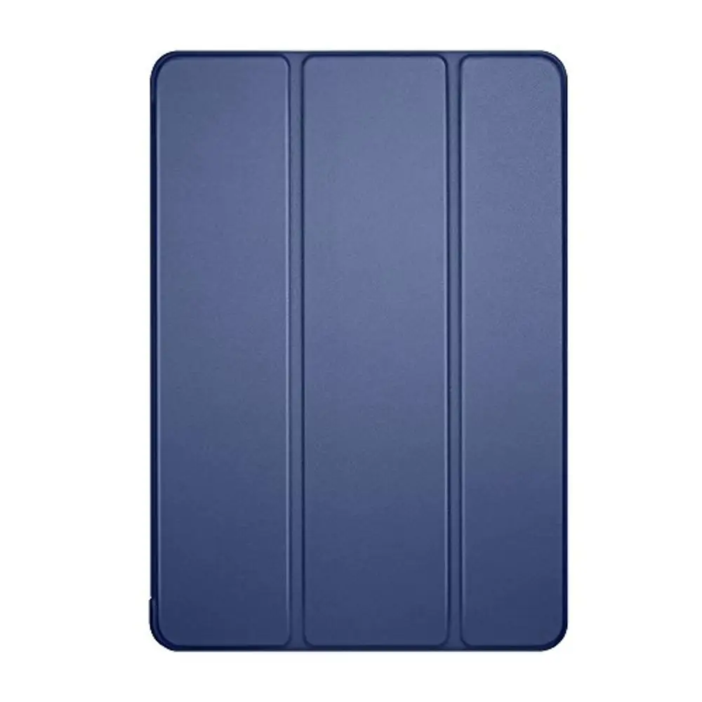 Для iPad 2/3/4 ультра тонкий легкий умный чехол складываются в три раза подставка с гибкой мягкая термополиуретановая накладка на заднюю панель для iPad2 IPAD3 IPAD4 планшет - Цвет: DARK BLUE