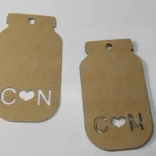 Винтажные индивидуальные инициалы, свадебные любимые бирки, Подарочные бирки, Дерево желаний, деревенский детский душ, день рождения, пустые открытки, скрапбукинг