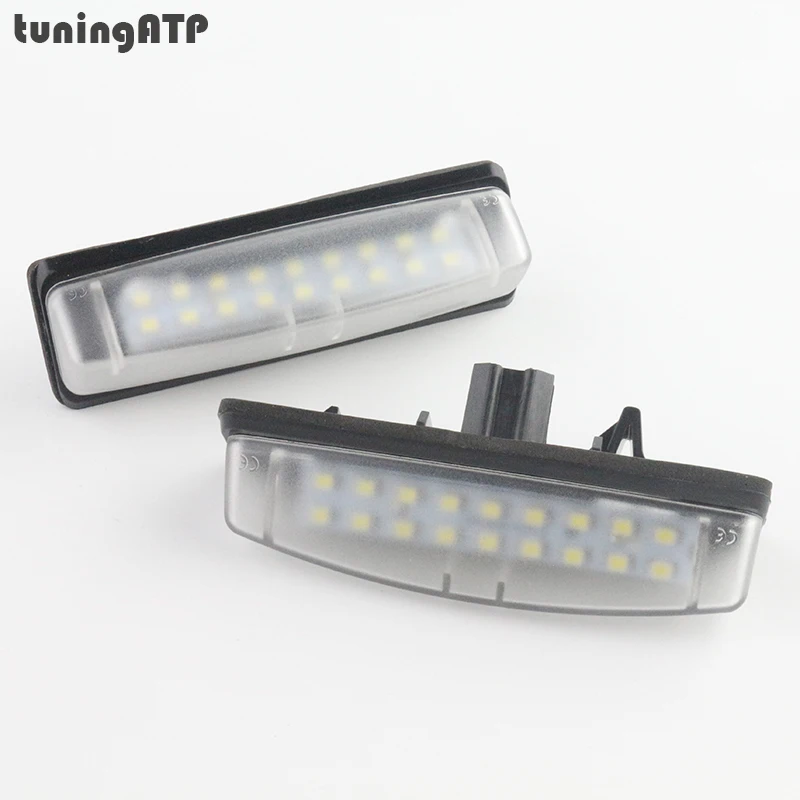 18-SMD светодиодный светильник номерного знака для TOYOTA Camry XV40/Echo Sedan/Prius NHW11/Ipsum/Avensis, Verso