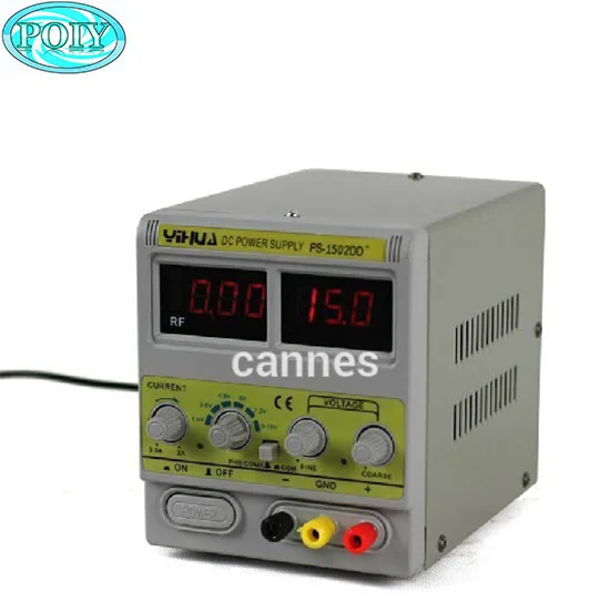 

Newest YIHUA 1502DD+ for Mobile Phone15V 2A Adjustable Regulated DC Power Supply with LED Display
