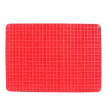 Многофункциональный Пирамида Форма силиконовый коврик для выпечки пушистый паста микроволновая печь курицу Коврики высокого Температура духовка pad