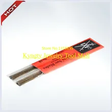 3# Ювелирный инструмент алмазный инструмент двойной меч пилы длина 130 мм 144 шт./пакет Акция Быстрая