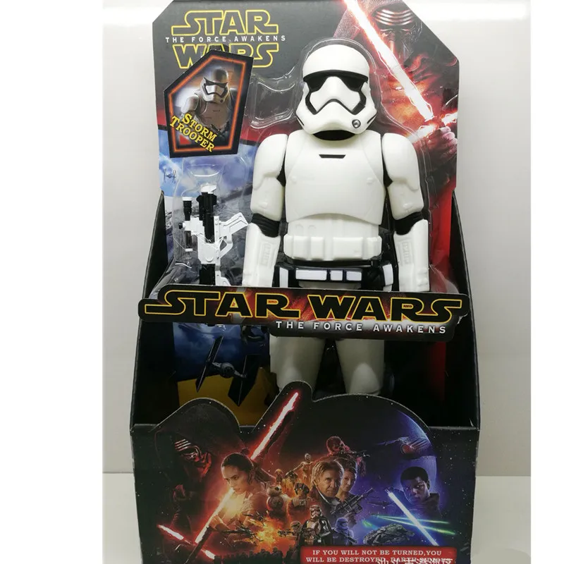 

Star Wars The Last Jedi Stormtrooper Cartoon Executioner PVC Action Figure Collectible Model Toy 12 Inch Gifts Children L507