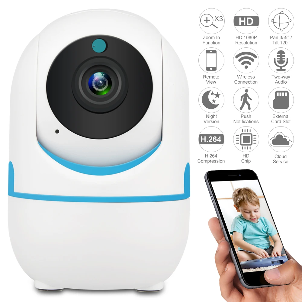 Defeway Home Security IP Camera Wi-Fi 1080P Wireless Network Camera CCTV Camera Surveillance P2P Night Vision Baby Monitor New Defeway Home Security IP Camera Wi-Fi 1080P Wireless Network Camera CCTV Camera Surveillance P2P Night Vision Baby Monitor New