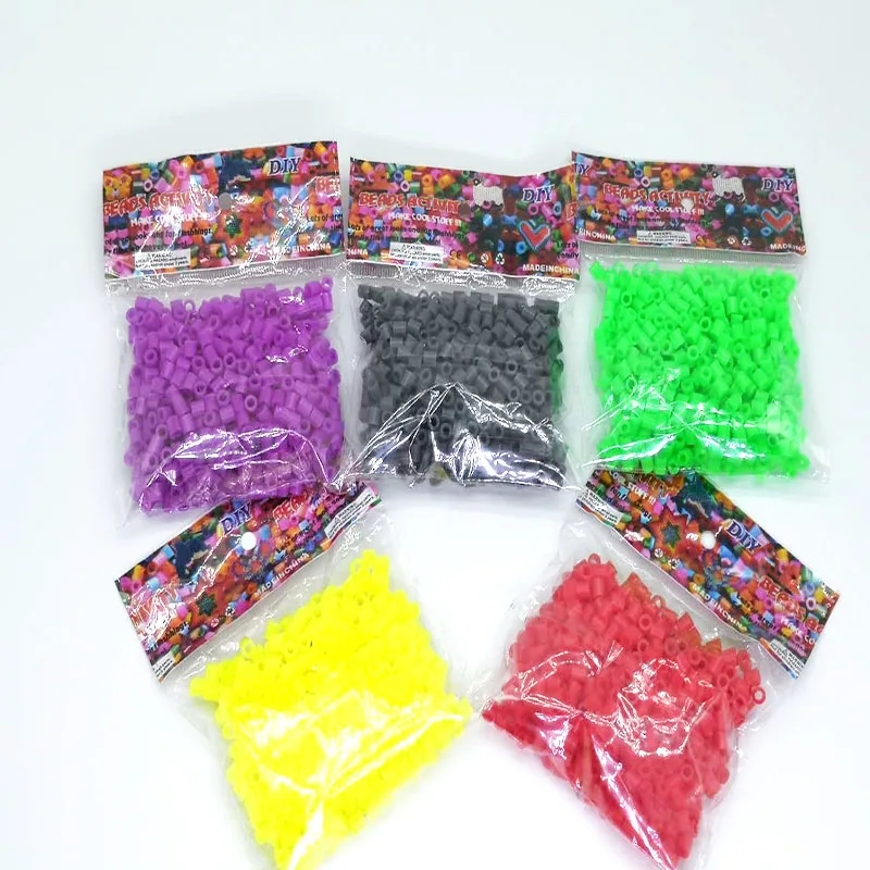 7500 шт./15 видов цветов Детская perler бисер 5 мм/Хама мм supplyment DIY Мини hama гладильная 3d