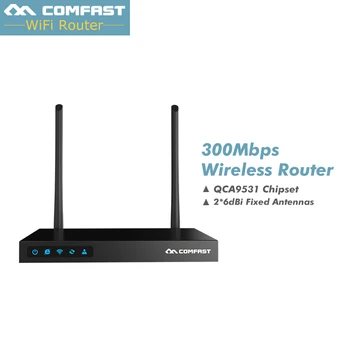 

COMFAST CF-WR615N 300Mbps Wireless Wifi Router 128DDR AC Authentication Wireless Router with 2*7dBi wifi antenna & 5*RJ45 port