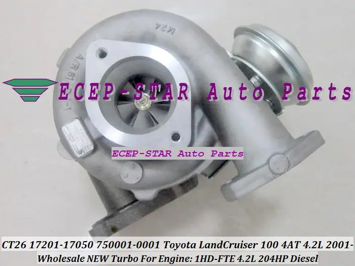 Турбо GT2359V 750001-5002S 750001 17201-17050 750001-0001 для TOYOTA Land Cruiser 100 5AT туристический автобус 1HD