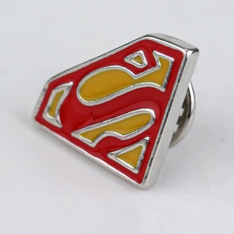 Эмблема Супермена S эмалированная булавка для костюма нагрудная булавка брошь значок для мужчин и женщин День рождения аксессуары металлические для одежды Ювелирные изделия