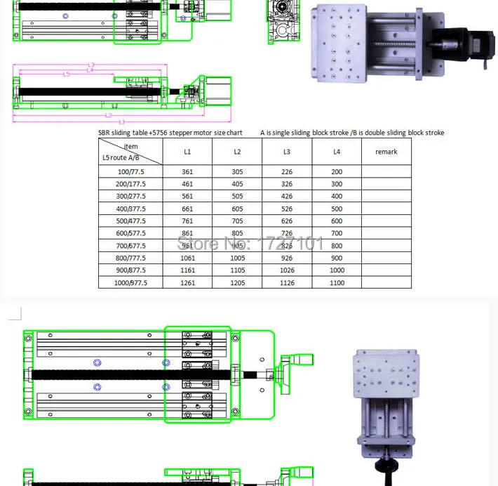 China Aluminum XYZ triaxial linear module with dust-proof plate linear guide slide table module