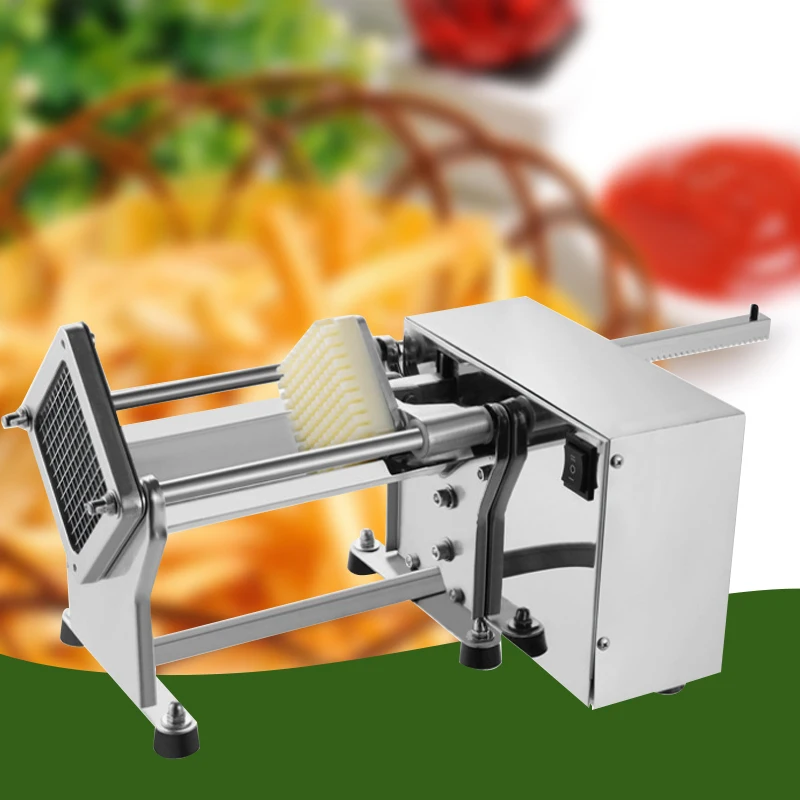 Коммерческий Электрический картофель фри фрукты овощерезка резки машина с тремя прессформы