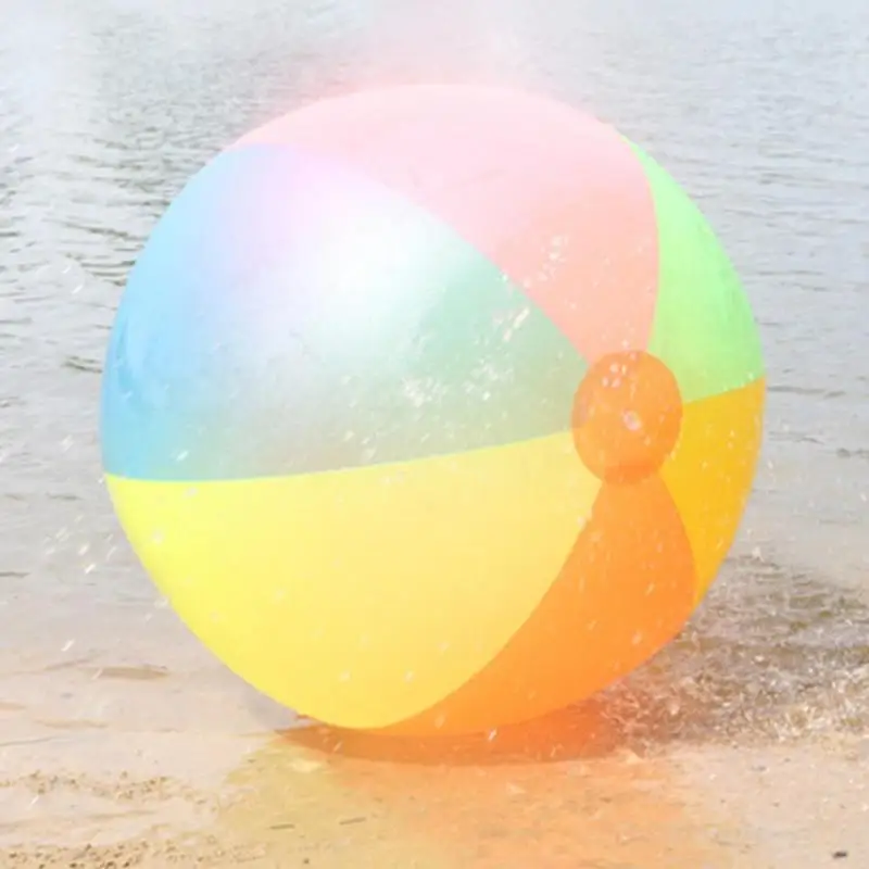 80Cm Large Color Water Inflatable Ball Outdoor Water Beach Toy Inflatable Ball Swimming Pool Lawn Game Ball