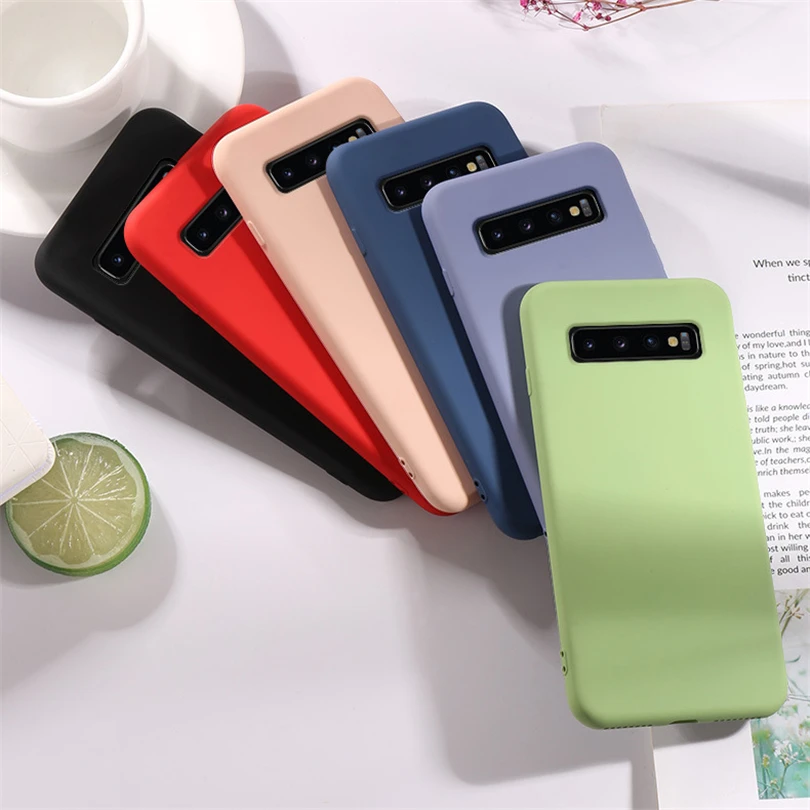 

Phone Case For Samsung Galaxy S10E S10 S9 S8 Plus S7 Edge Shockproof Soft Silicone TPU Back Cover
